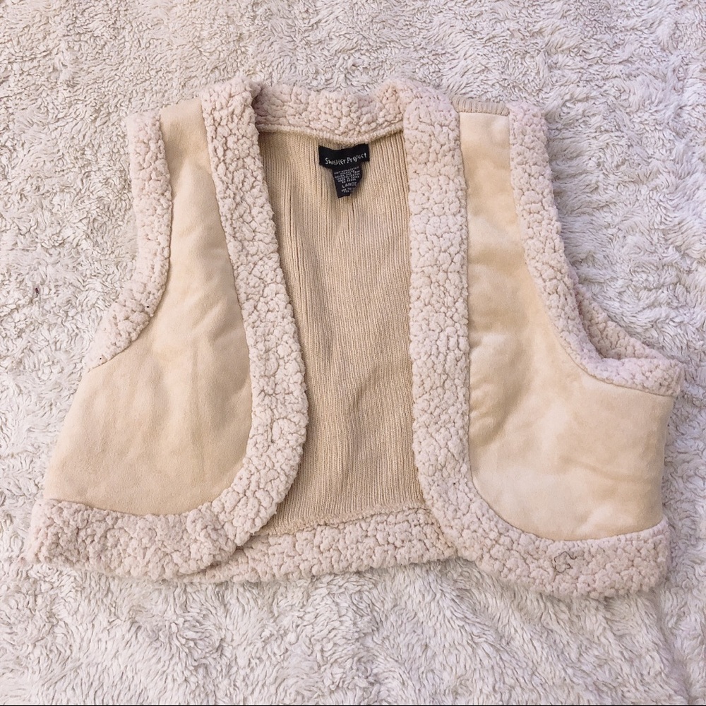 fluffy mini vest